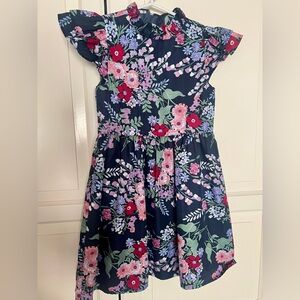 Janie and Jack Navy Floral Kids Dress